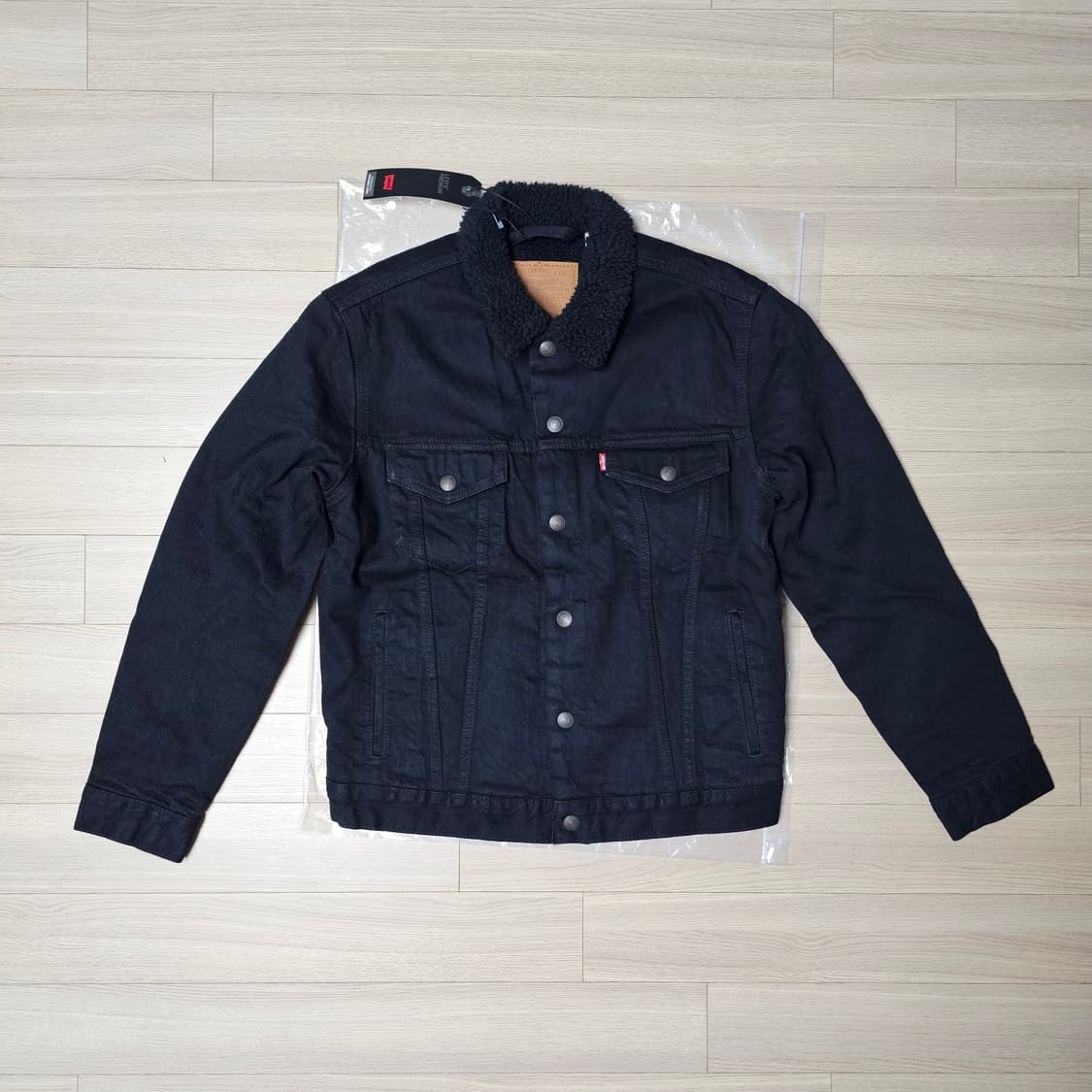 US S (체감M~L) 리바이스 타입3 쉐르파 양털 트러커 자켓 새제품 상품이미지1