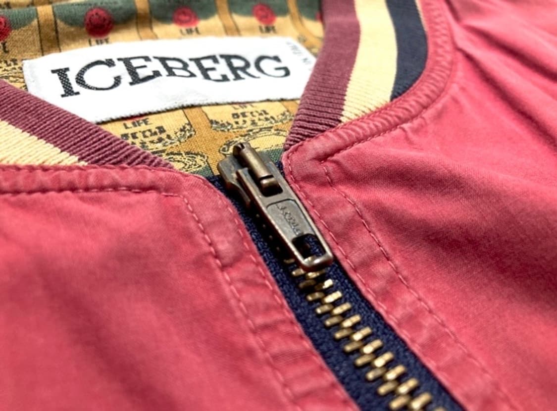 90s 아이스버그 코튼 블루종 봄버 자켓 105-110 상품이미지6