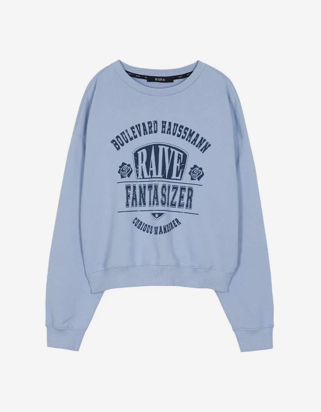 Raive Shield Artwork Sweatshirt in Blue 상품이미지1