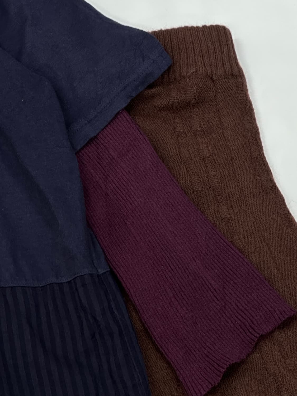 🪾하구미의 그런지 코디세트🪾히피 에스닉 레이어드 반팔 니트 스커트 상품이미지5