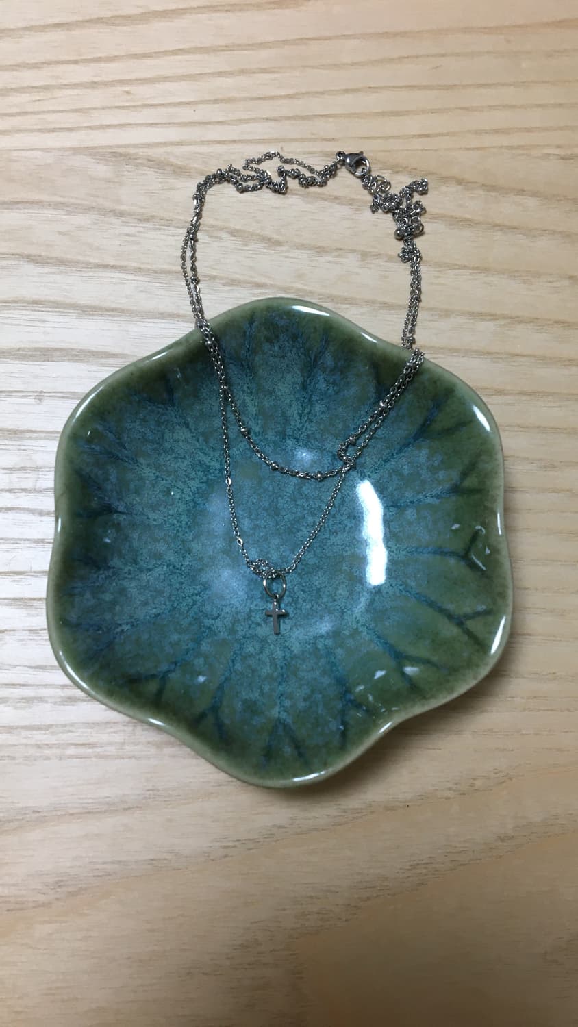 레이어드 십자가 목걸이 상품이미지1