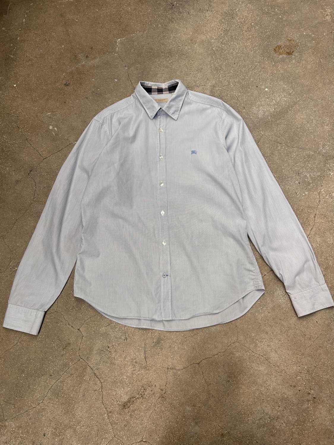 버버리 브릿 스트라이프 코튼 셔츠  상품이미지1