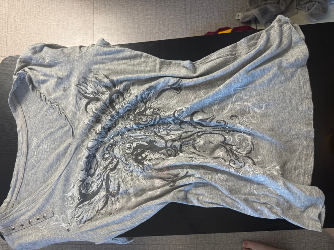 Y2K 일본 갸루 디테일 반팔 상품이미지1