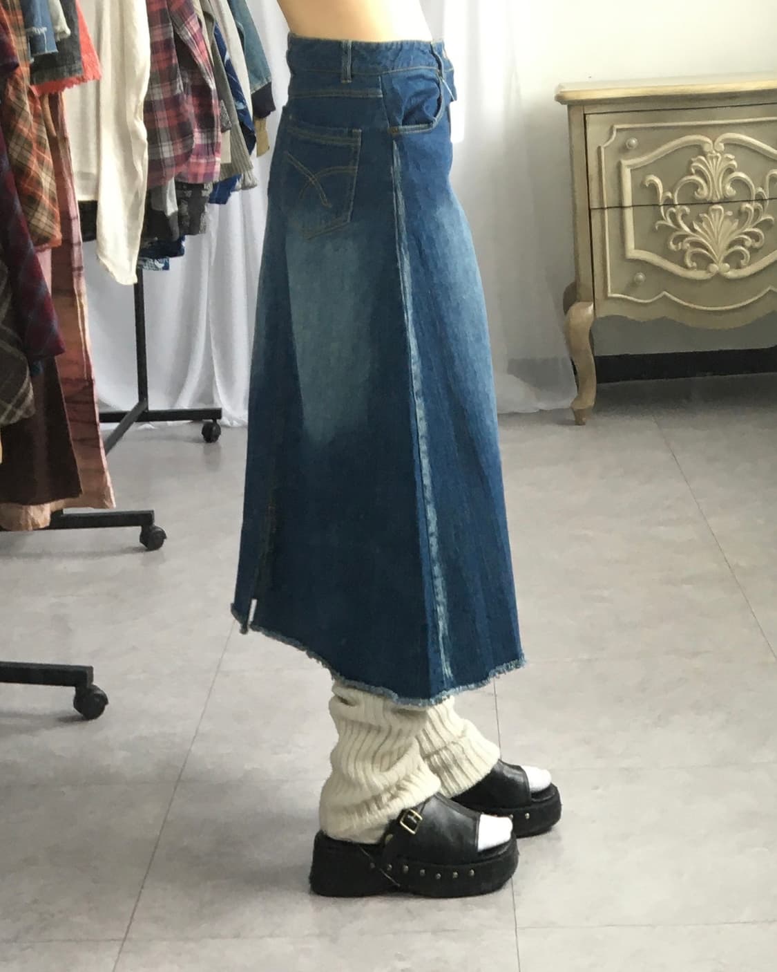 Denim skirt 상품이미지6
