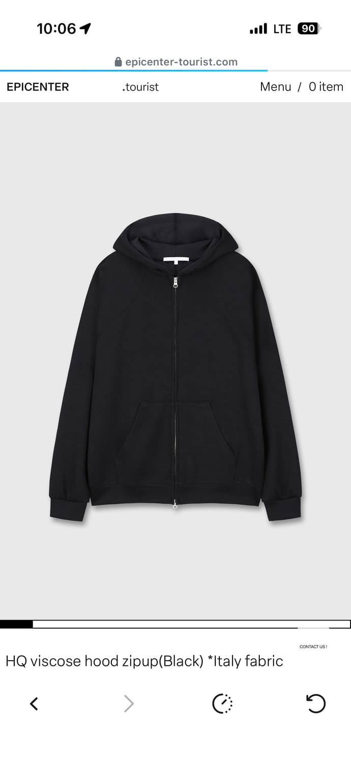 Epicenter tourist HQ viscose hoodie (m) 상품이미지1