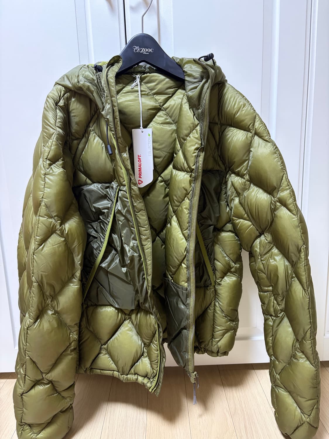 [M]로아하이킹 패딩 라이트다운 올리브 상품이미지3