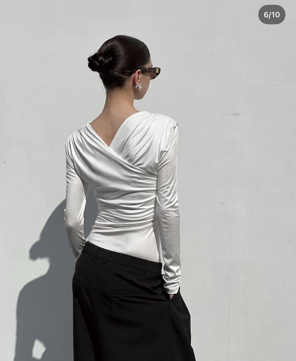 드래곤블루스 새틴저지탑 - 아이보리, 실버 상품이미지4