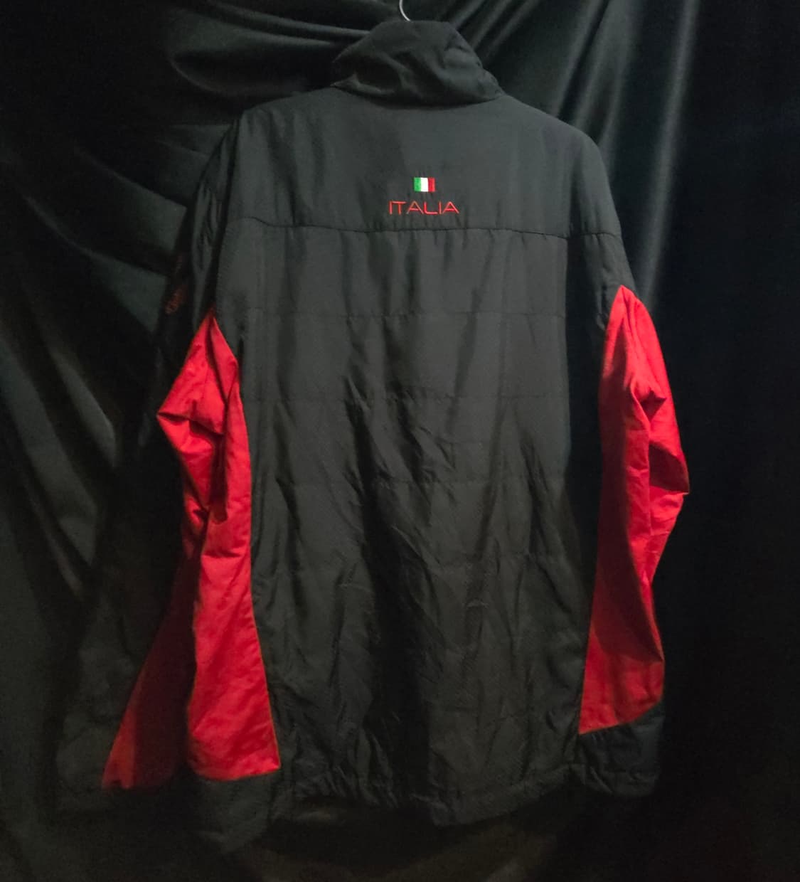 일본판 카파 골프 배색 절개 블루종 바람막이 자켓 상품이미지4