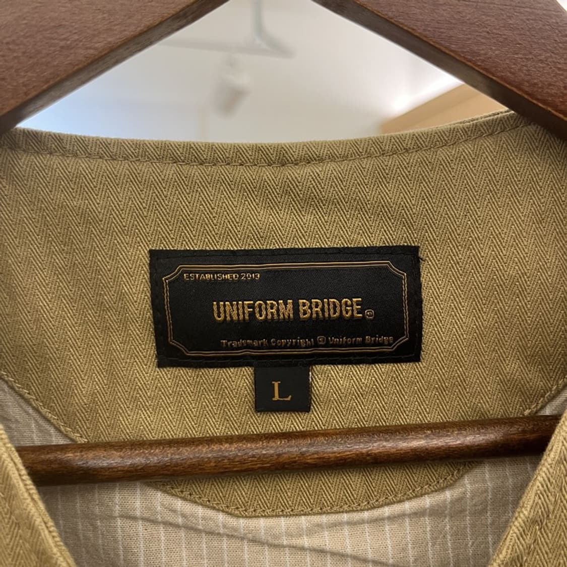 유니폼브릿지 아메카지 사파리 포켓 버튼 베스트 L C10555 상품이미지5