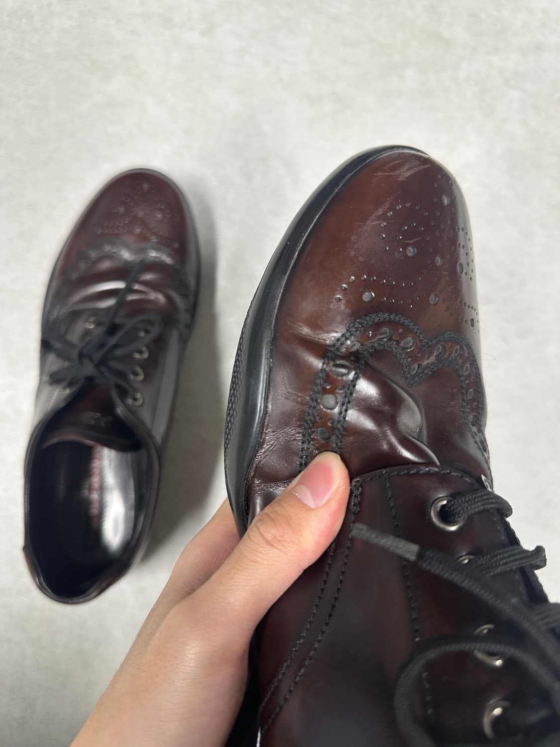 Prada sports brown leather 상품이미지10