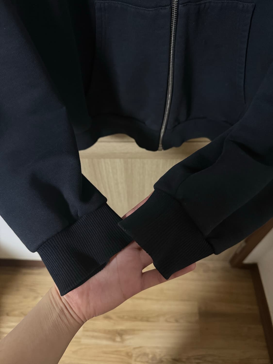 셀린느 백로고 후드집업 블랙 L 상품이미지7