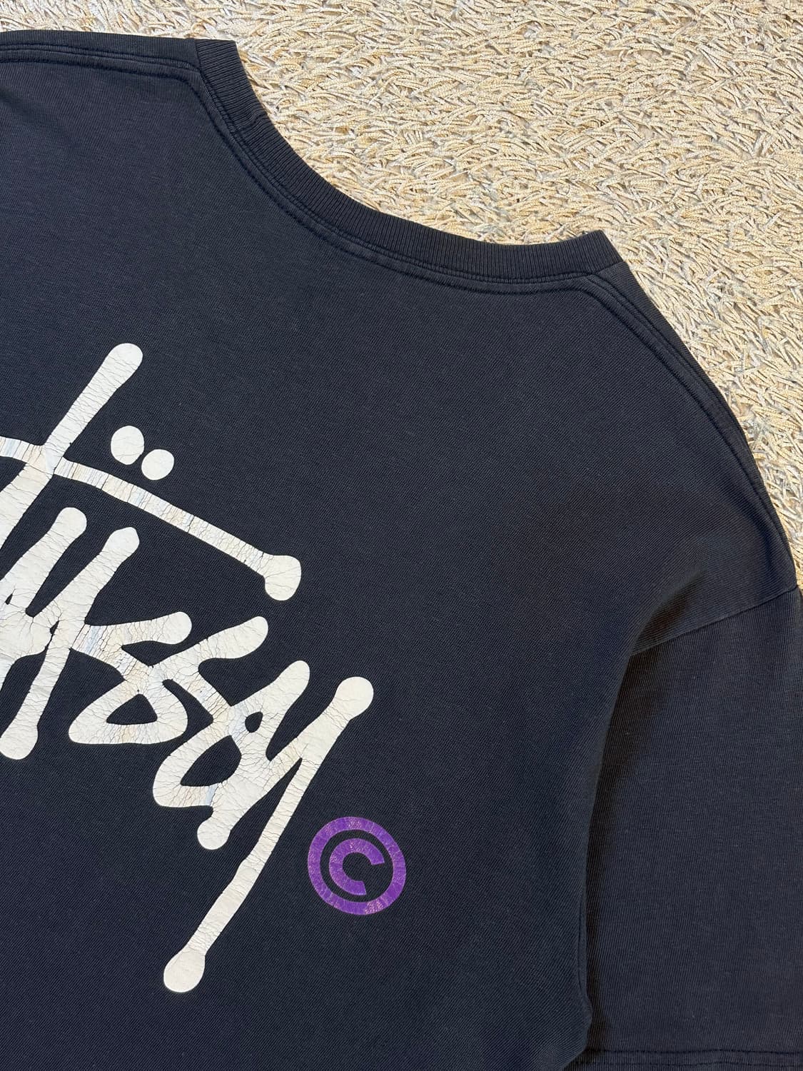 00's 스투시 STUSSY 베이직 로고 반팔 티셔츠 상품이미지4
