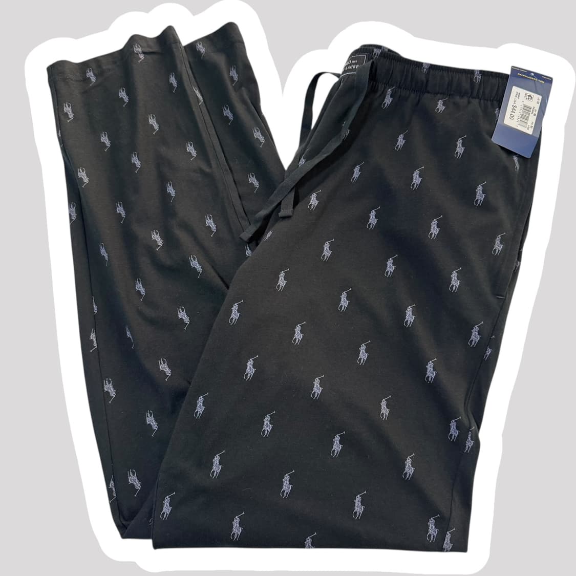 새상품 신형 폴로 블랙 올로고 파자마팬츠 상품이미지1