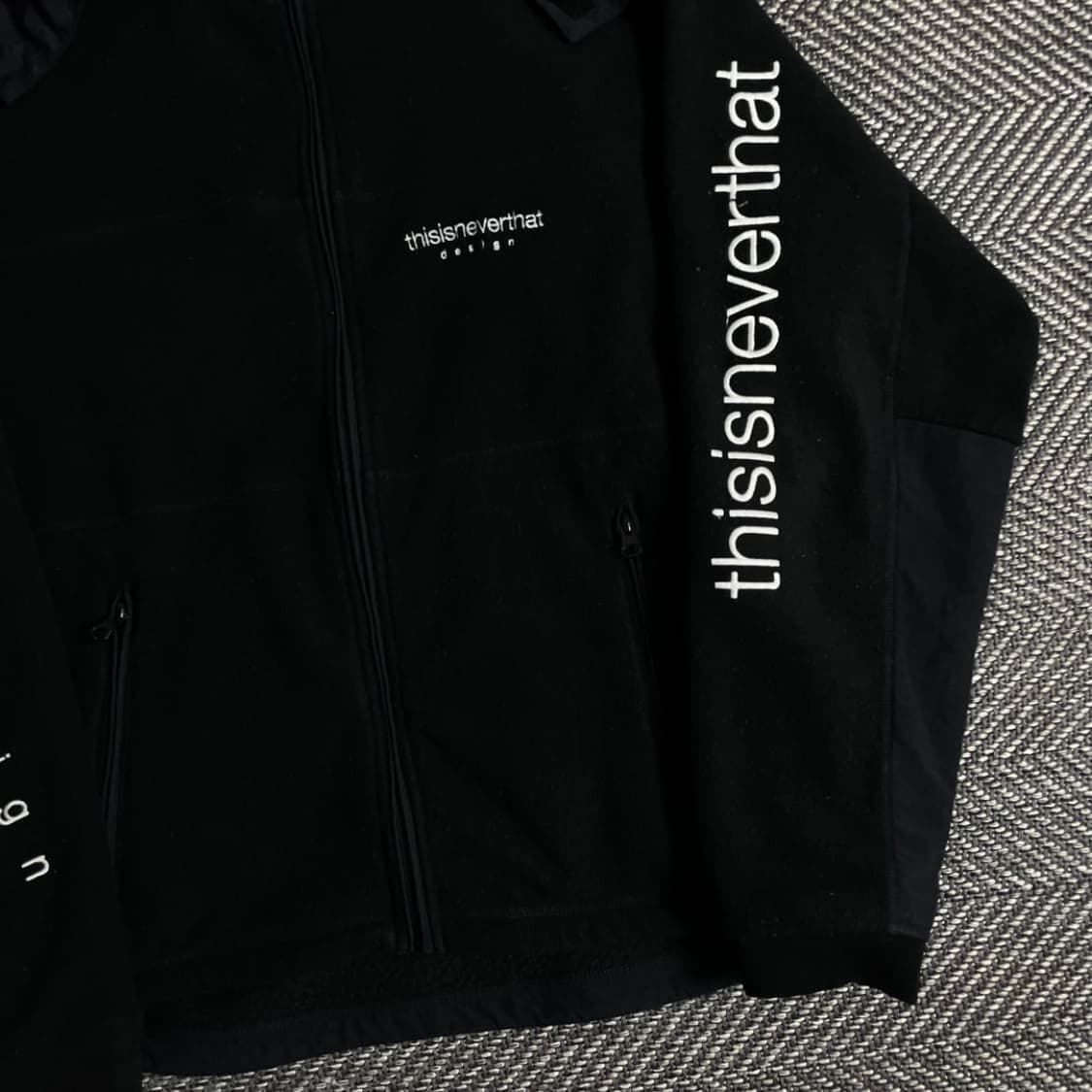 디스이즈네버댓 스펠 빅로고 후드 플리스 자켓o 4409 상품이미지2