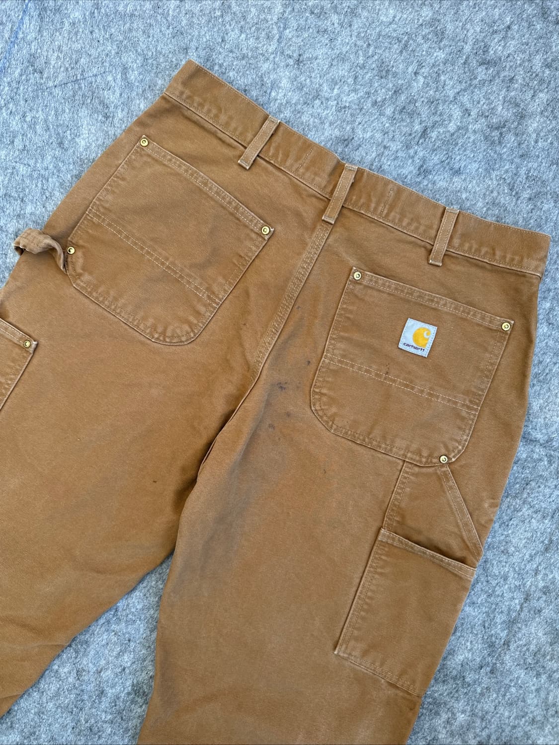 칼하트 B01 더블니 브라운 34X30 상품이미지9