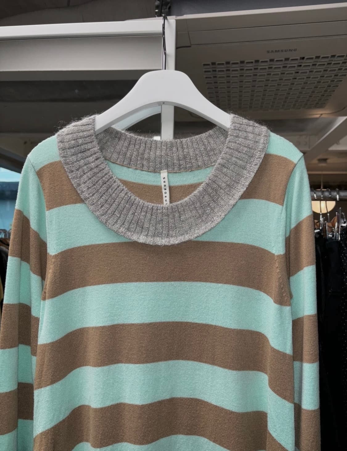 스나오 쿠와하라 스트라이프 니트 상품이미지3