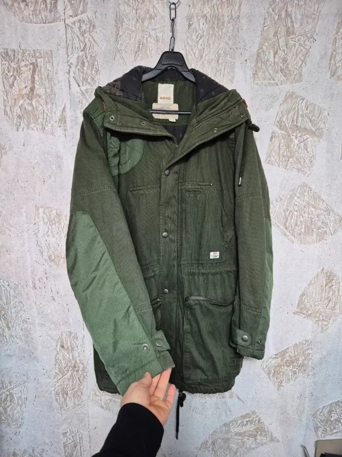 디젤 피쉬테일 야상 파카 상품이미지3