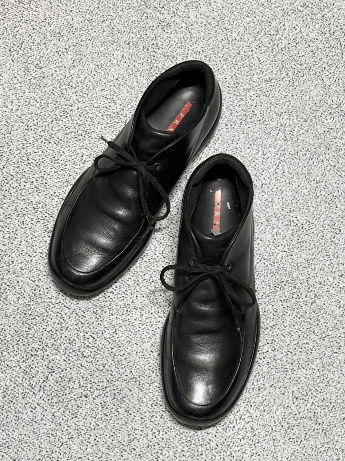 프라다 토블락 블랙 레더 슈즈 상품이미지3