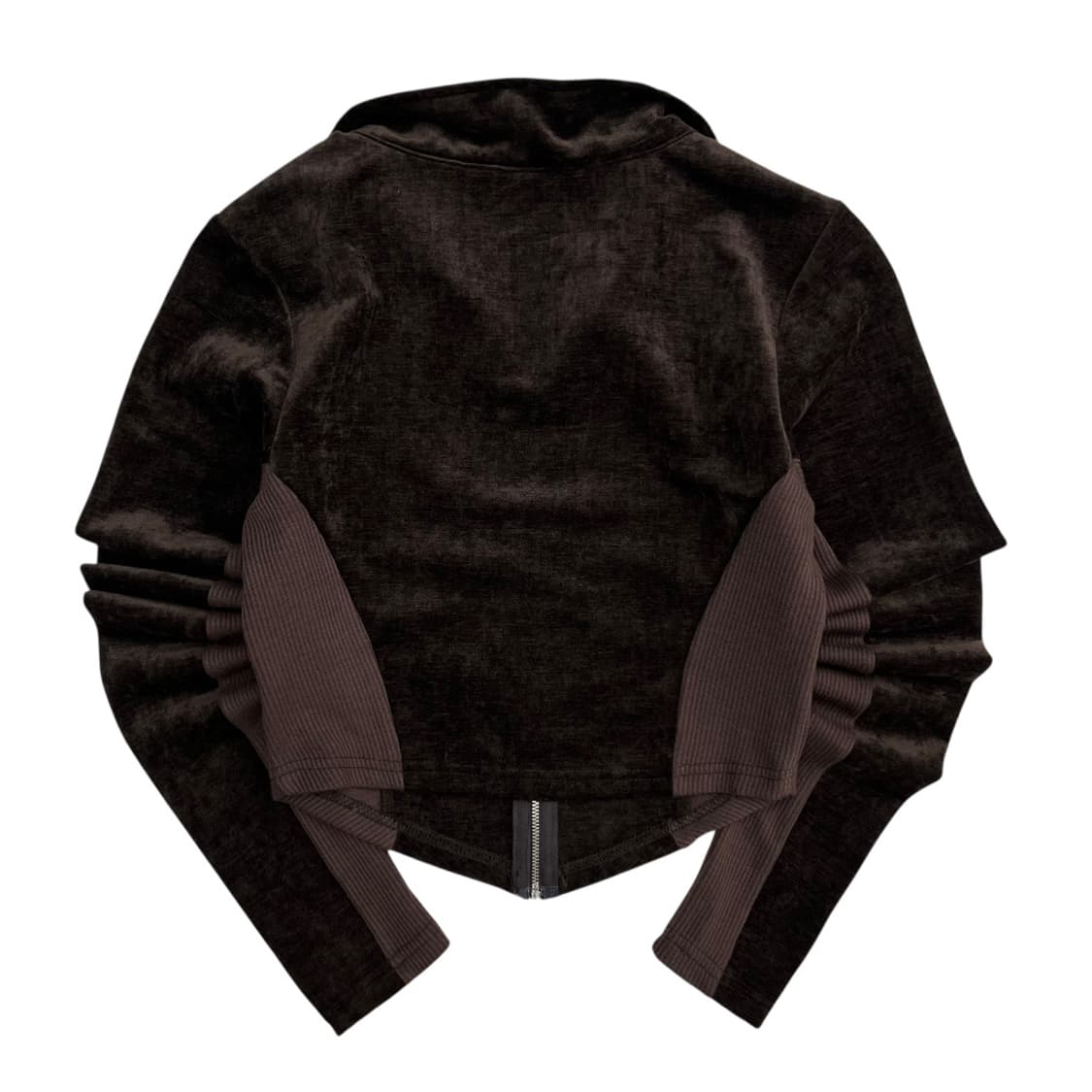 오이소엘 브라운 벨벳집업 1 상품이미지3