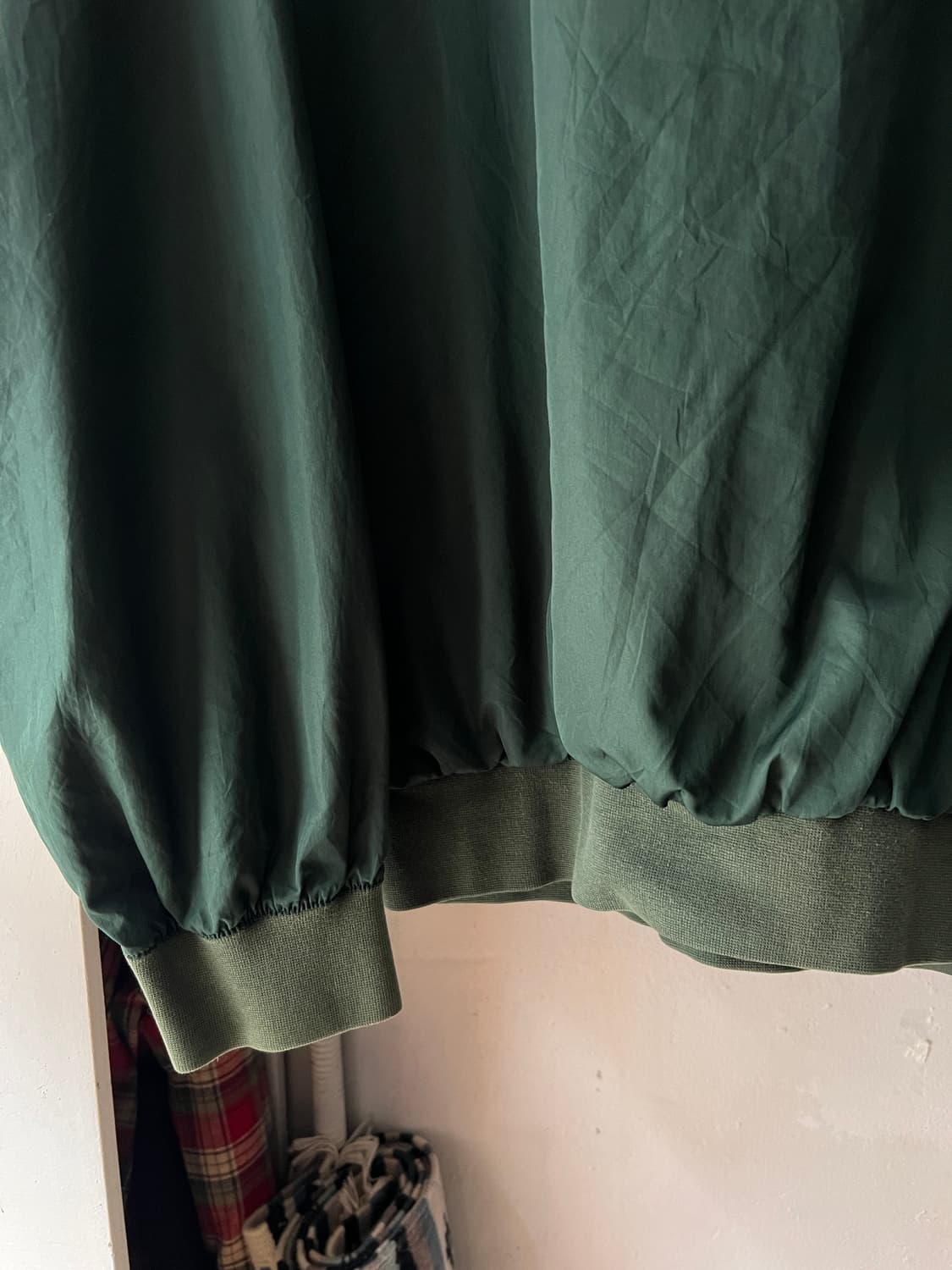 [L]90's 폴로 랄프로렌 골프 빈티지그린 나일론 웜업 상품이미지4