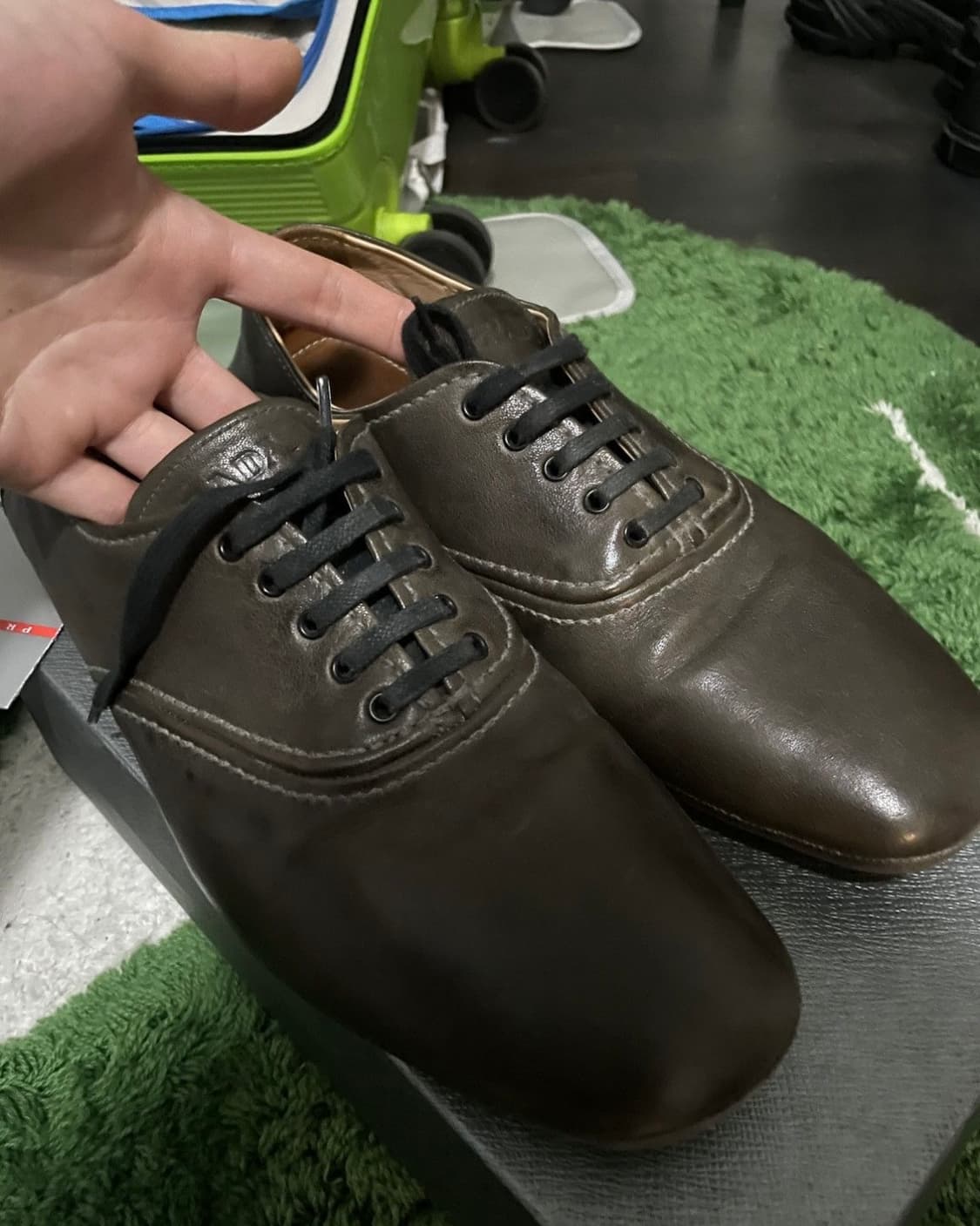 Leather sneakers 상품이미지3