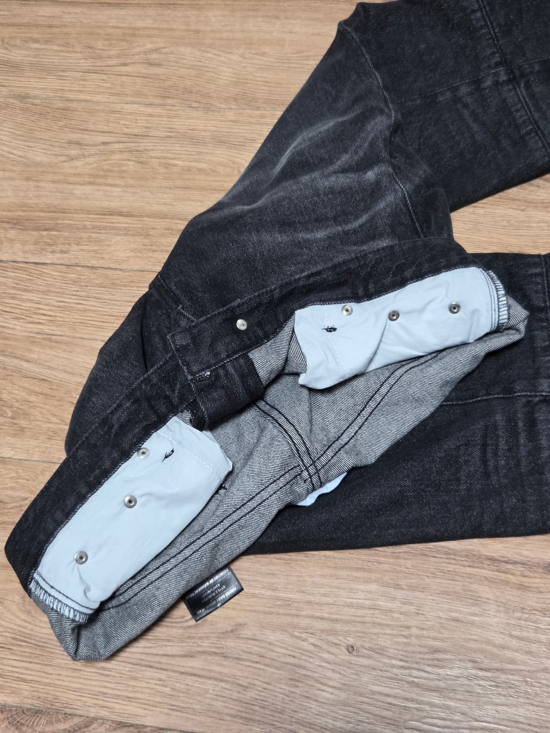 [2] 카미엔 kamien 크로스 다트 플레어 데님진 청바지 상품이미지8