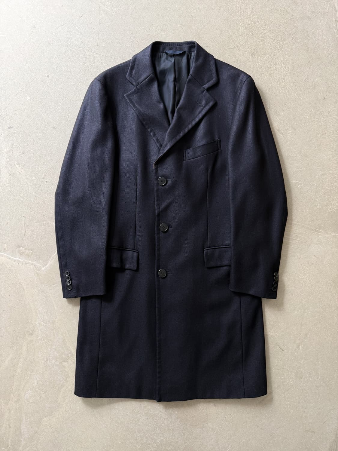 Ermenegildo Zegna Herringbone Wool Overc 상품이미지2
