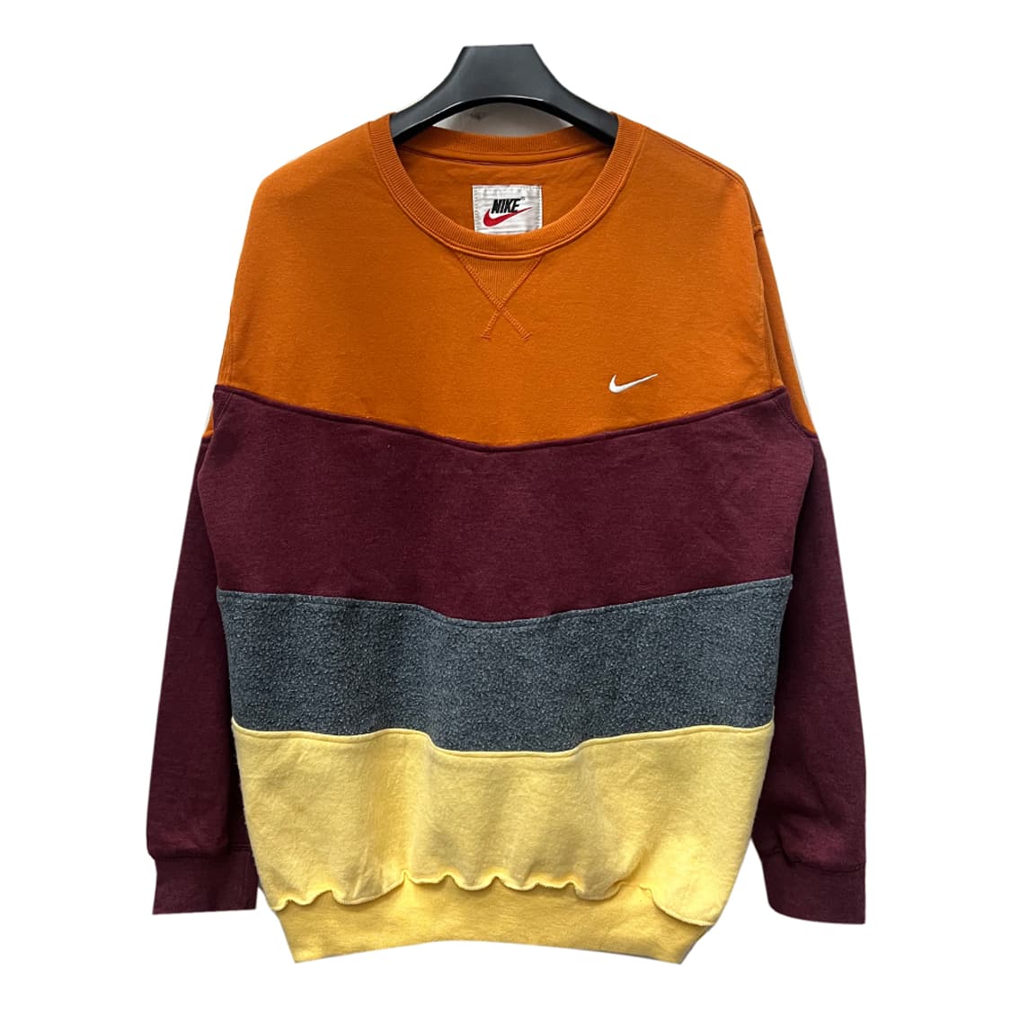 90s 나이키 올드스쿨 컬러블럭 맨투맨 2XL 상품이미지1