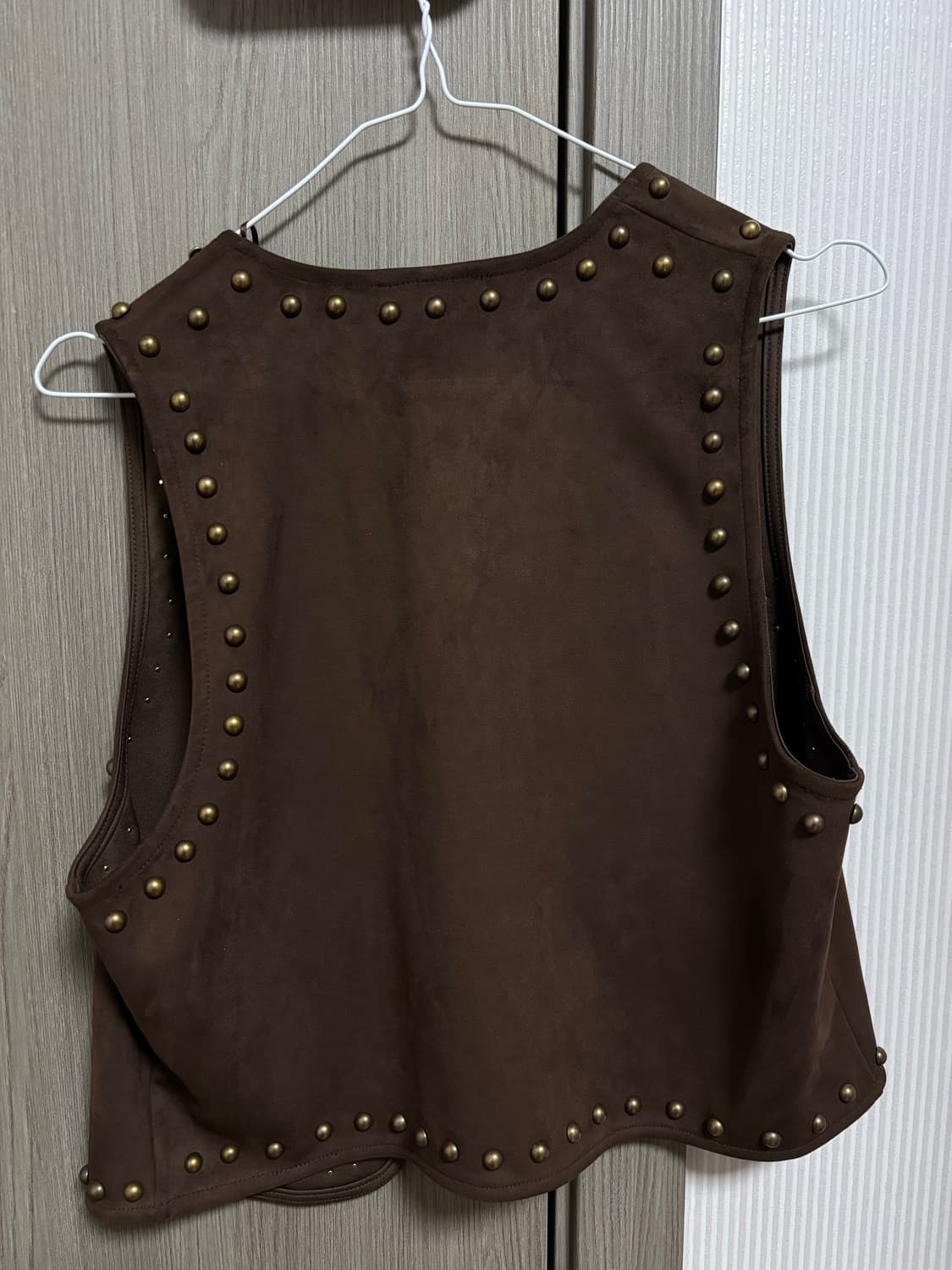 자라 스웨이드 베스트 상품이미지3