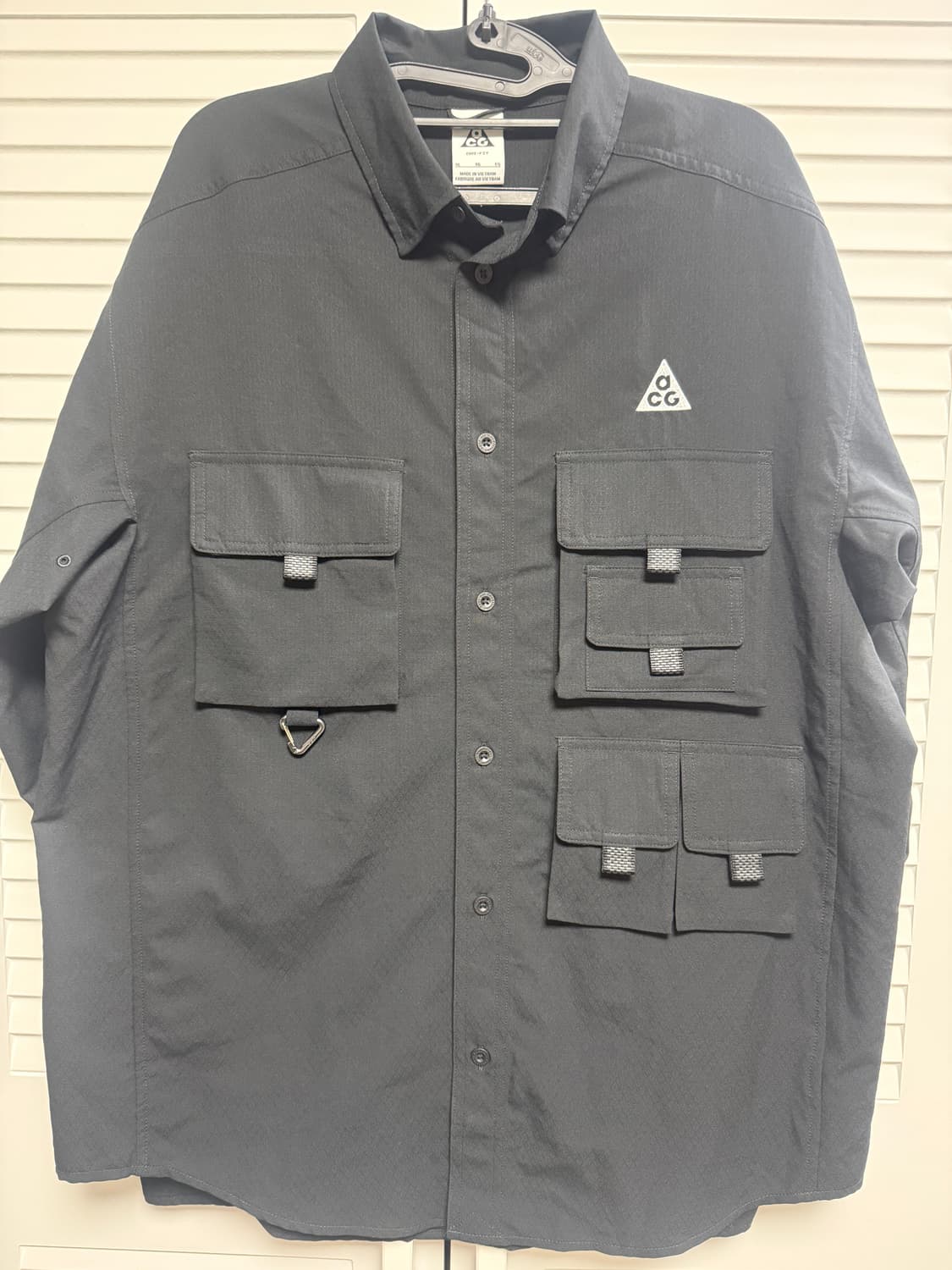 나이키 ACG 드라이핏 UV 디베스테이션 트레일 셔츠 블랙 XL사이즈 상품이미지2