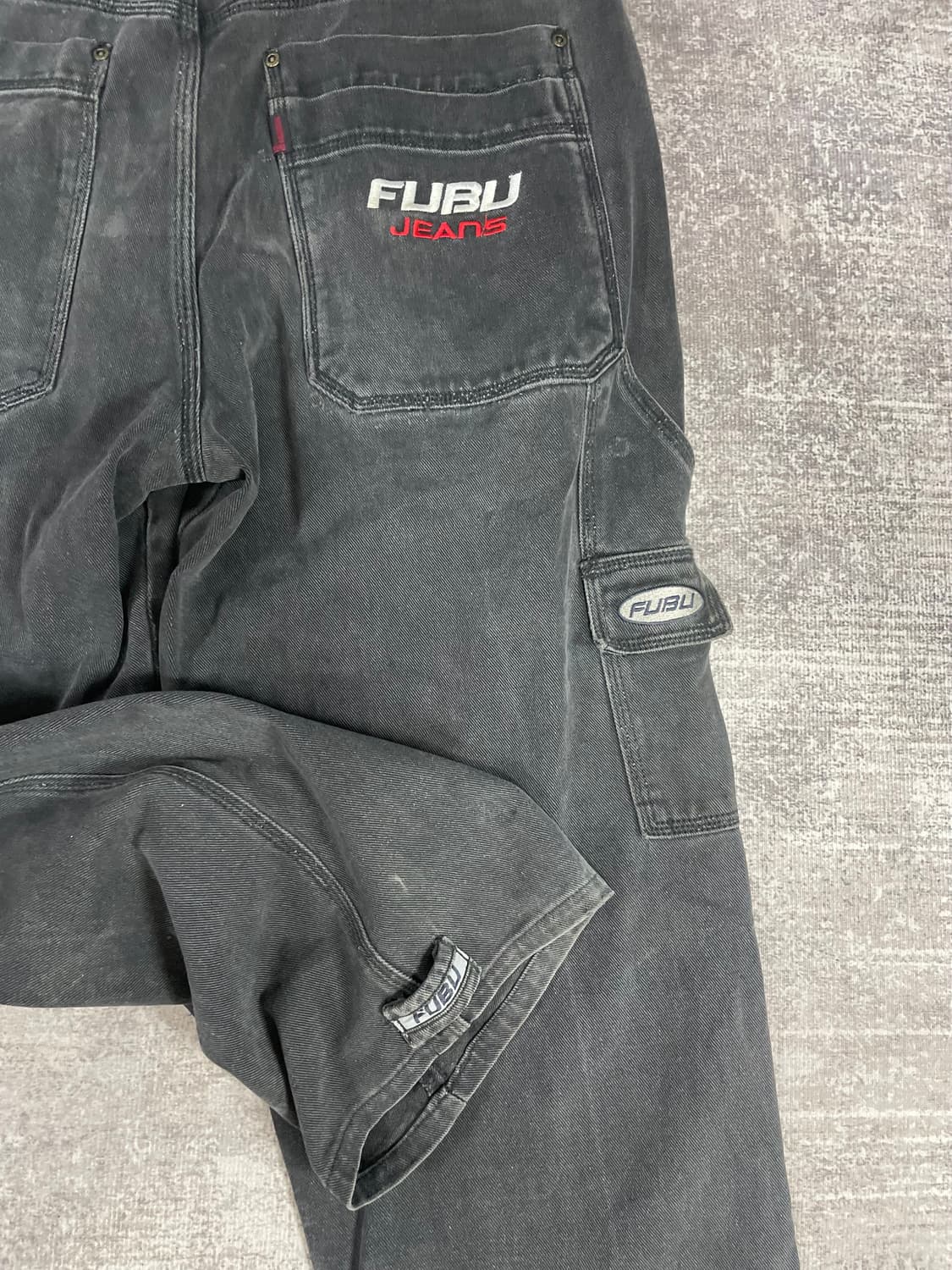 90s old school FUBU 흑청카펜터 상품이미지9