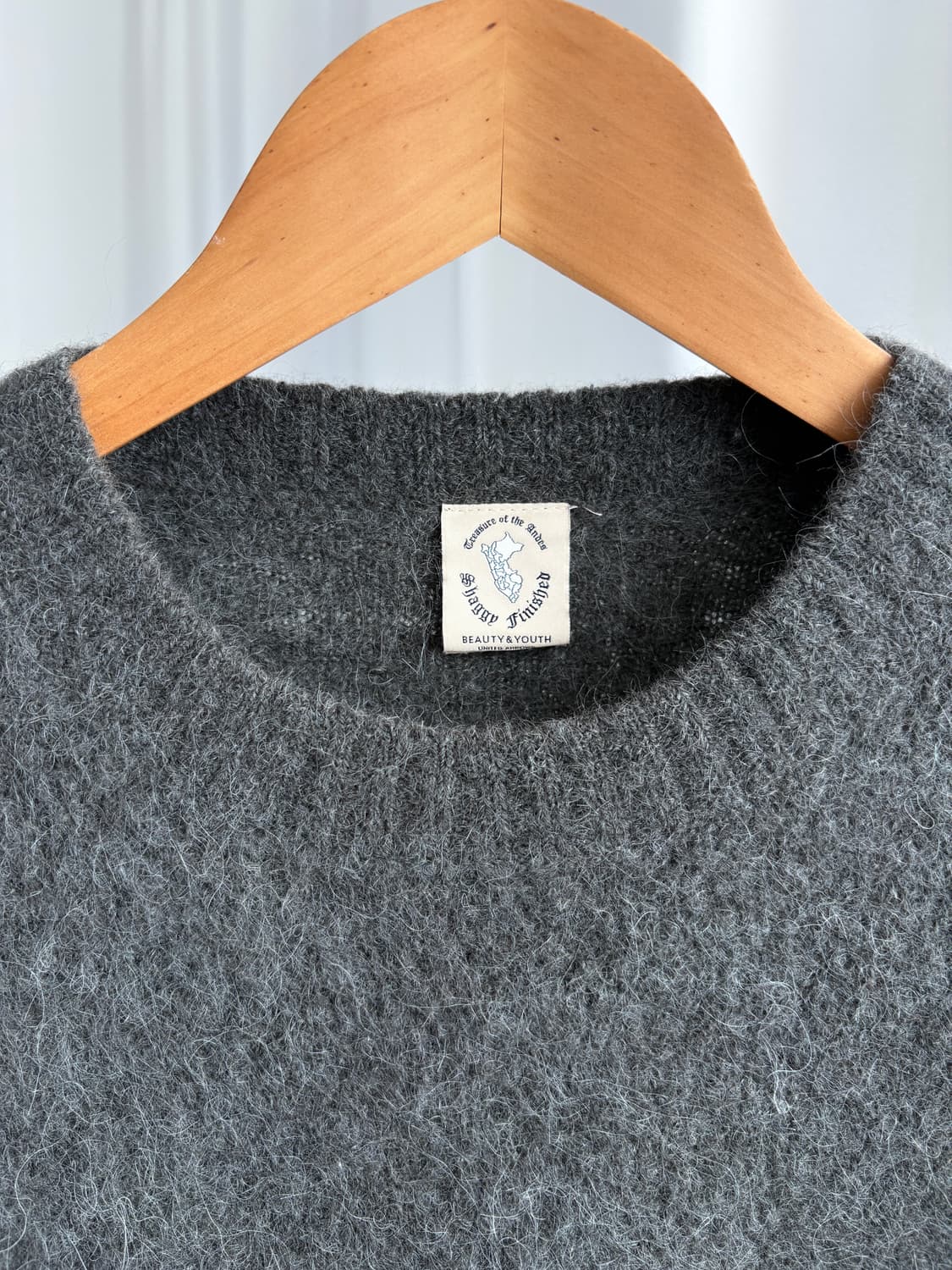 뷰티 앤 유스 알파카 혼방 니트 상품이미지3