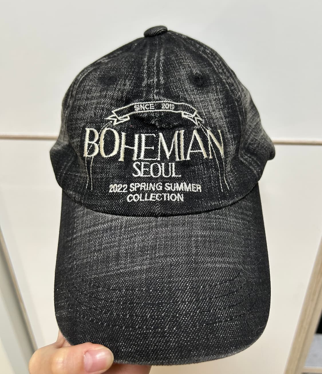 보헤미안서울 데님 볼캡 모자 상품이미지1