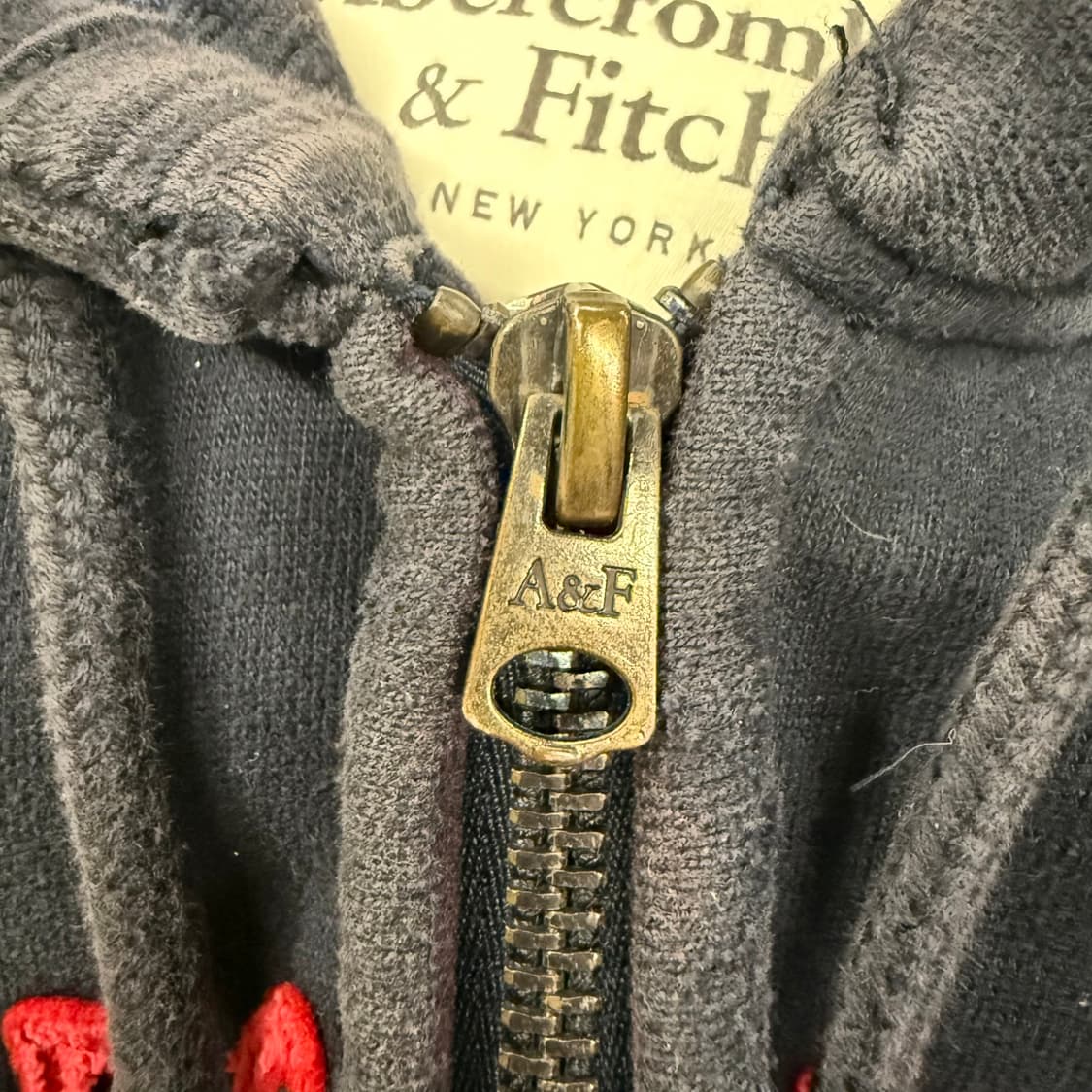 아베크롬비 검빨 후드집업  상품이미지7