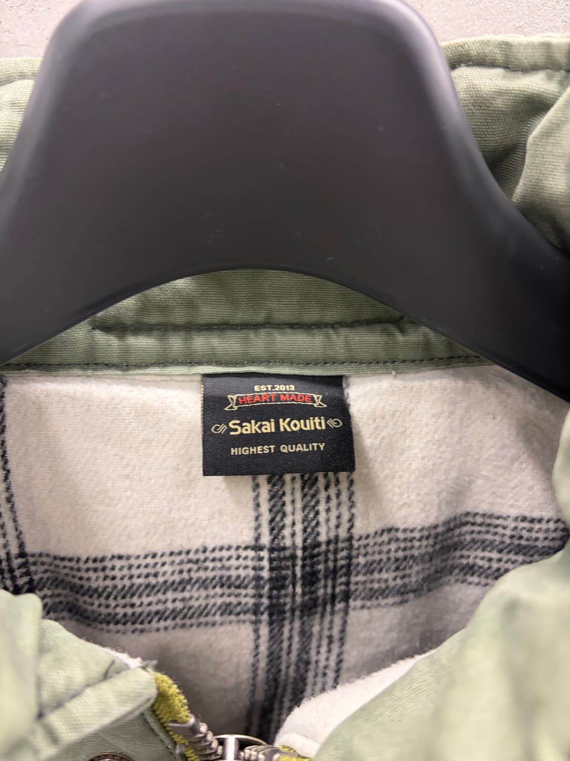 럭키사토리우스 Sakai Koutii 패치워크 데님 퀼팅 자켓 XL 상품이미지3