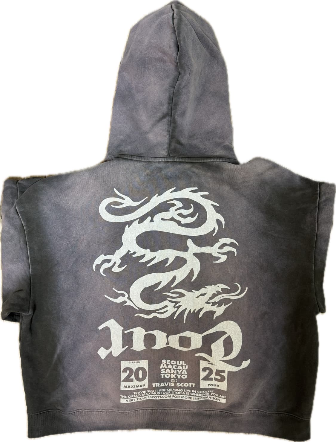 트래비스 스캇 2026 내한 머천다이즈 후드집업 상품이미지2