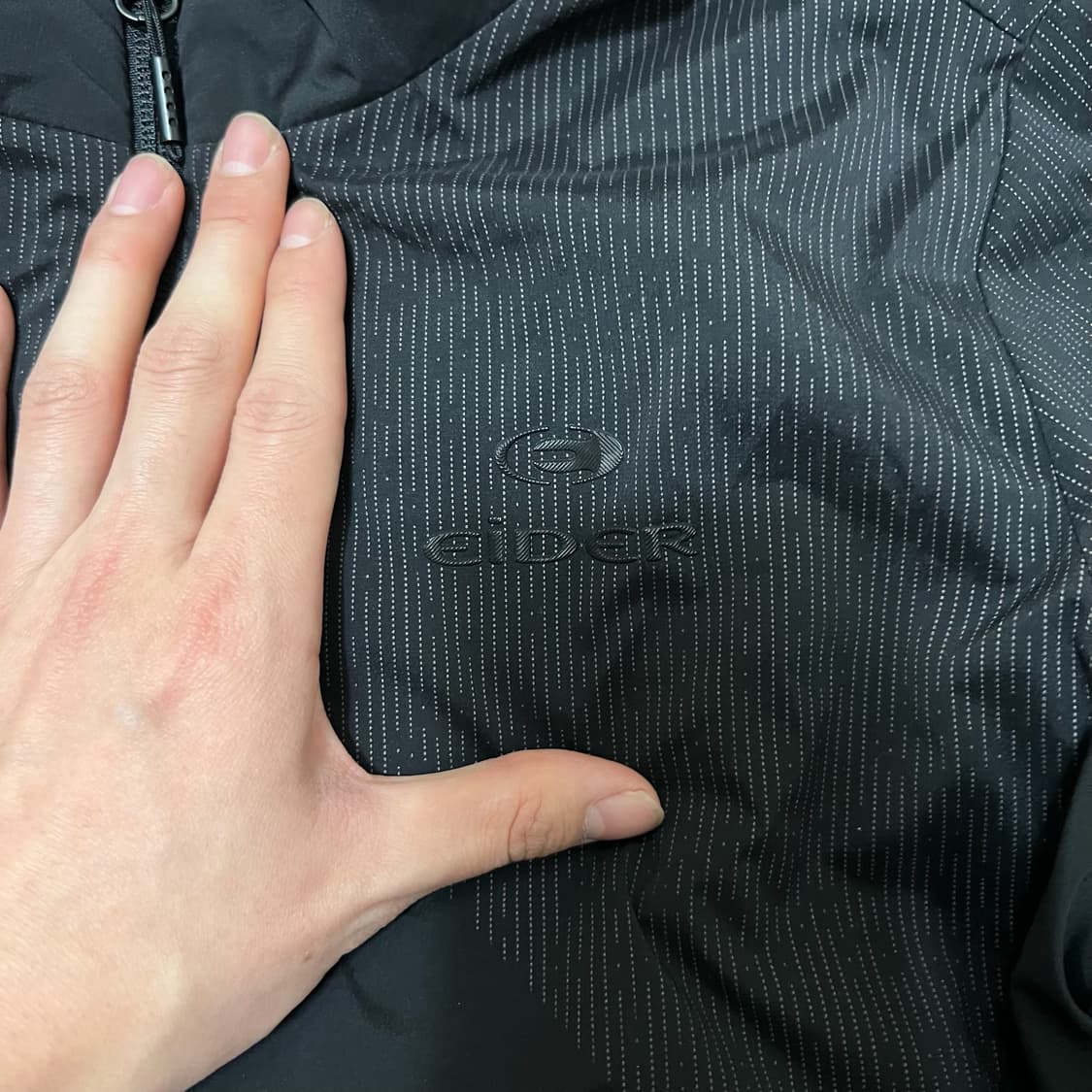 아이더 로고 바람막이 자켓 M/95  상품이미지4