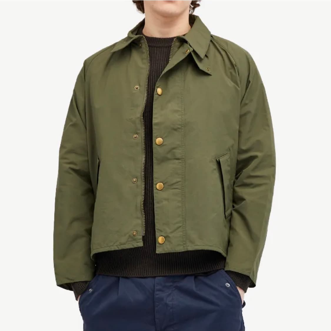 (착샷) 바버 트랜스포트 논왁스 샤워프루프 자켓 상품이미지9