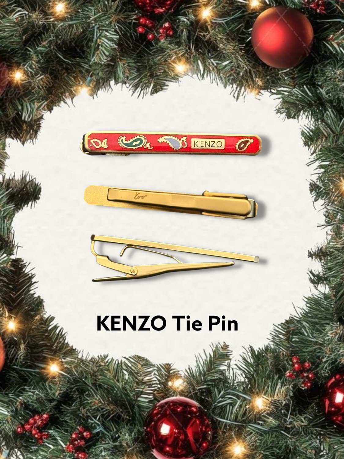 KENZO Paisley Enamel Tie Pin 상품이미지1