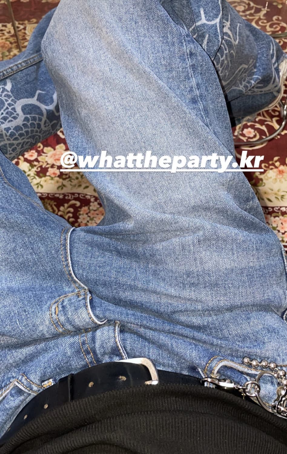 What the party dragon denim 상품이미지3