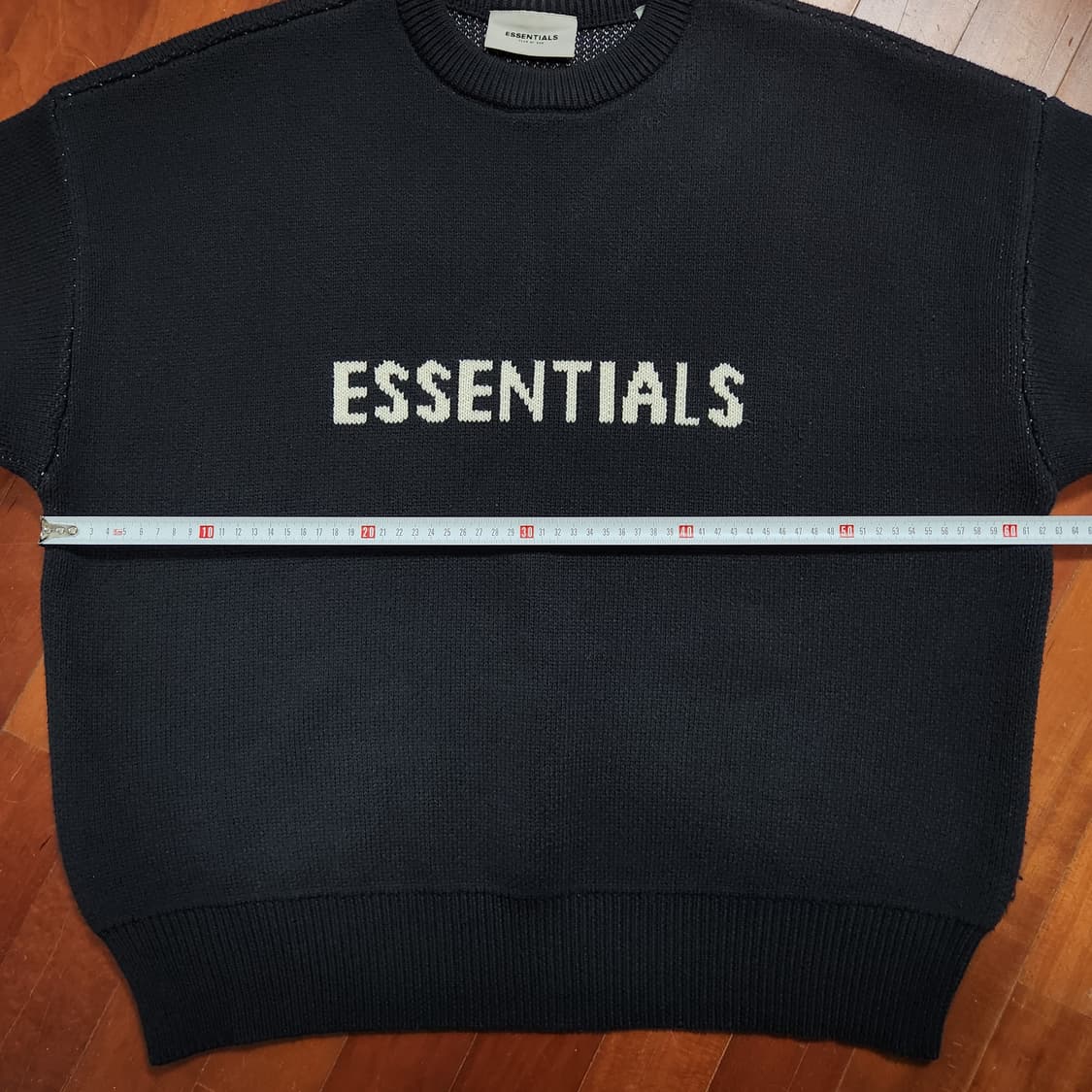 [S] 피어오브갓 에센셜 니트 풀오버 스웨터 니트 블랙 상품이미지7