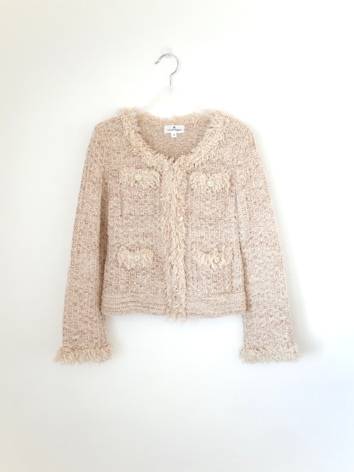 꾸레쥬 트위드 자켓 상품이미지2