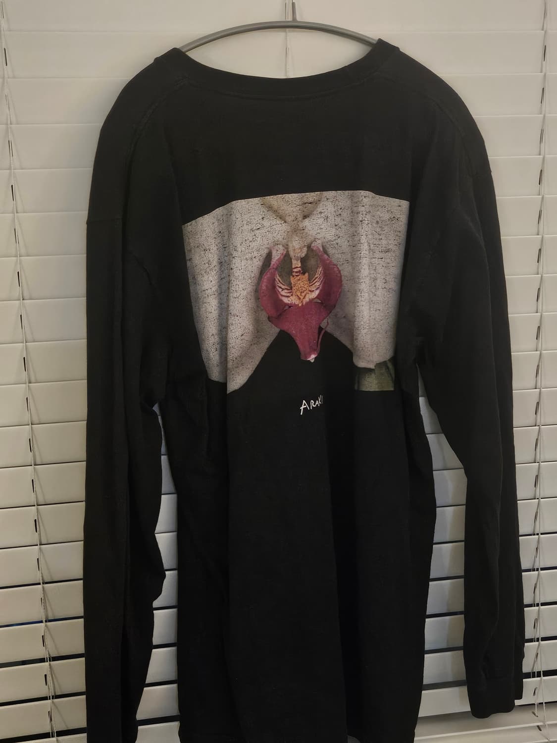 Supreme x Araki Orchid 긴팔 티셔츠 (Black) 상품이미지1