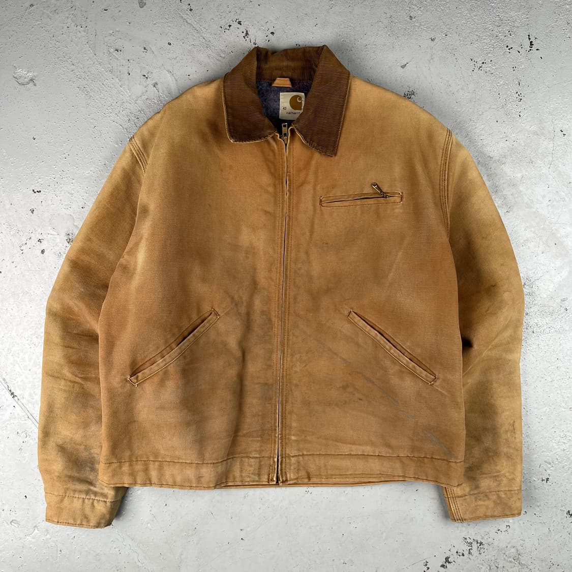 70s 올드 칼하트 디트로이트 블랭킷 라인드 자켓 6BLJ 상품이미지4