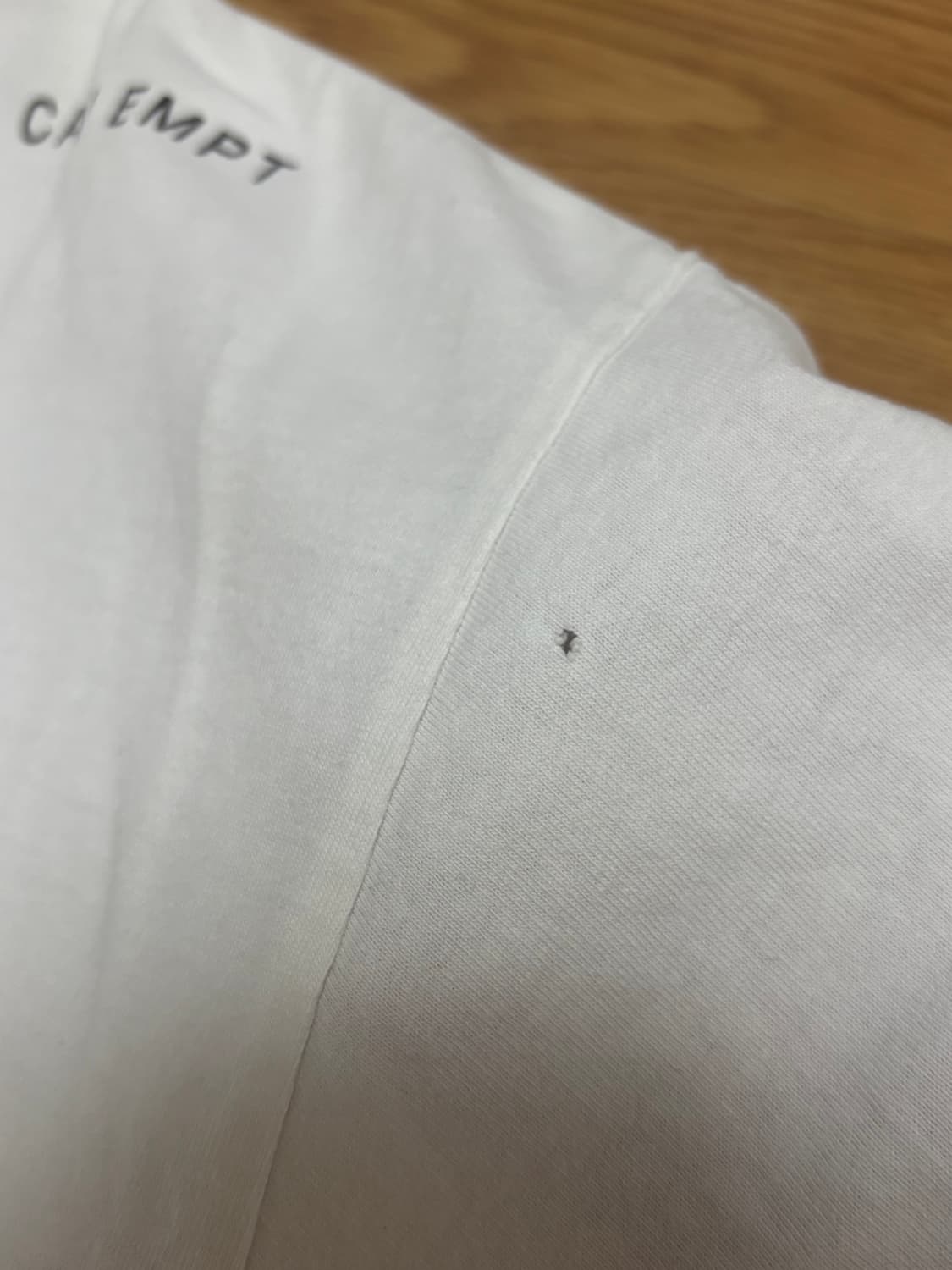 카브엠트 프린팅 화이트 반팔 티셔츠 XL 상품이미지8