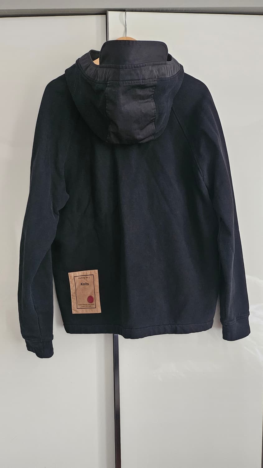 [SET] Ten C 텐씨 가먼트 다이드 원포켓 후드 셋업 Black  상품이미지2