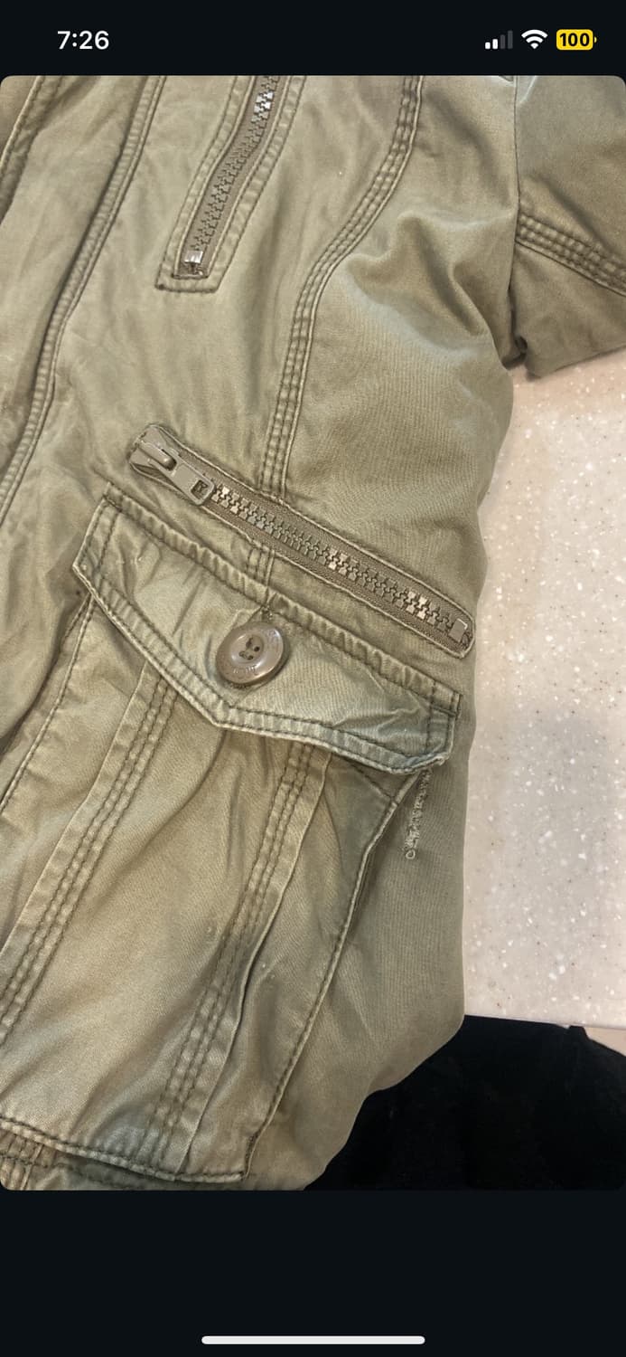 와이즈걸 빈티지 야상 누빔 자켓 상품이미지2