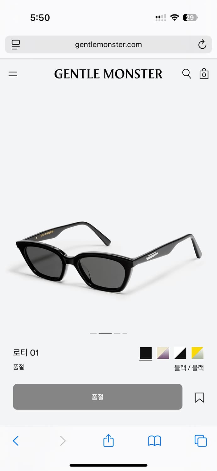 젠틀몬스터 LOTI 01 상품이미지2