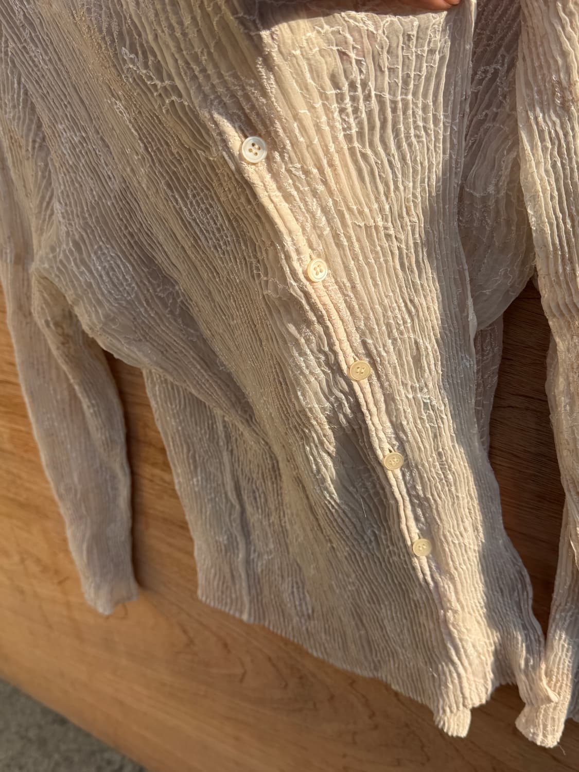 이세이미야케 fete 플로럴 플리츠 가디건 상품이미지5