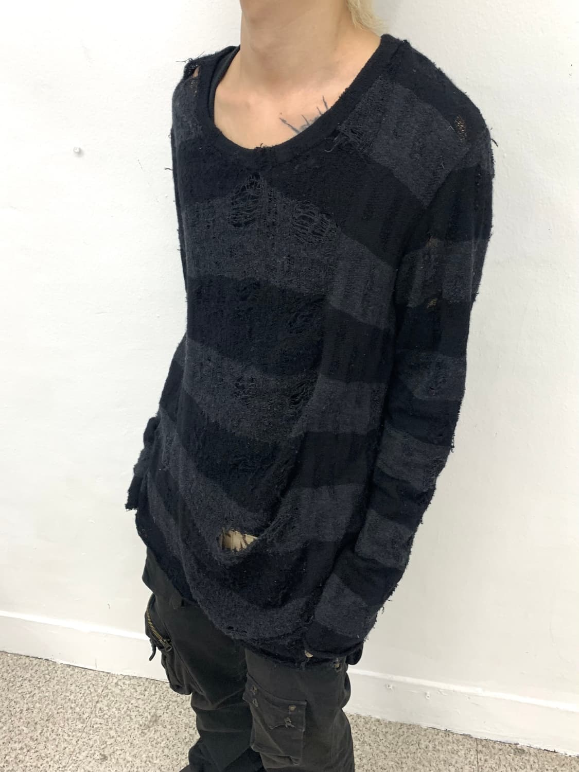 Mihara Yasuhiro damaged wool knit  상품이미지9